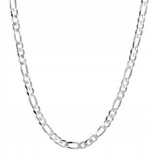 Pánska 925 strieborná retiazka Figaro 60 cm Darček k narodeninám 18 20 30